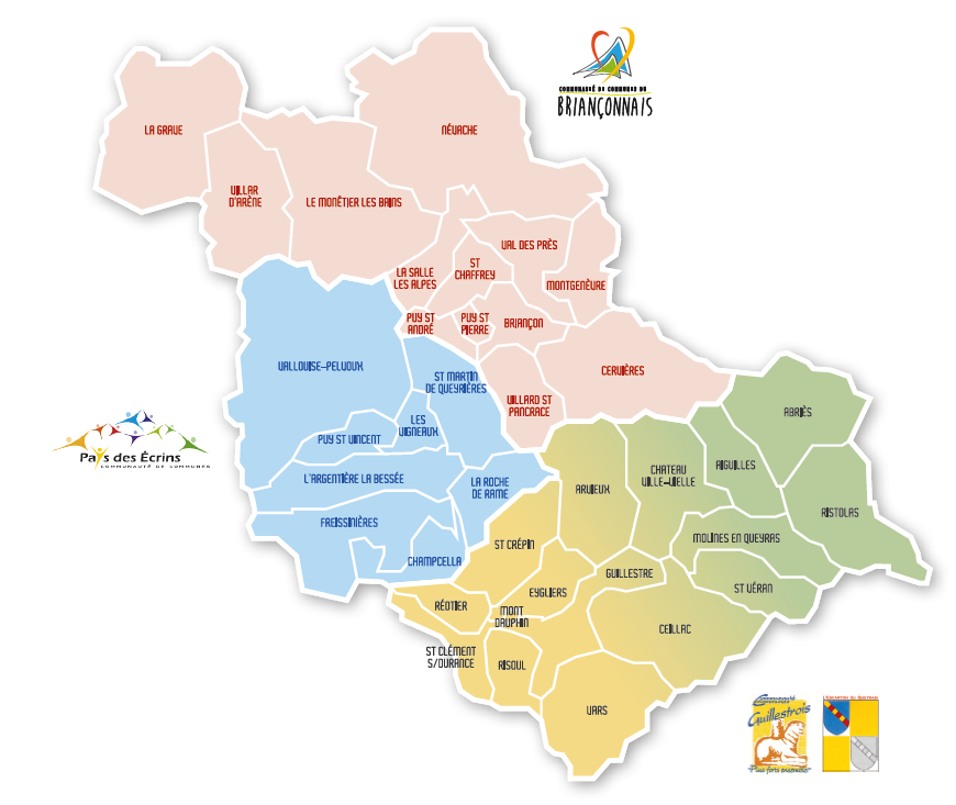 Territoire du Pays du Grand Briançonnais des Ecrins au Queyras